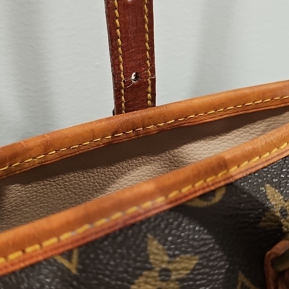 Louis Vuitton LV Tote Bag Bucket PM Brown Monogram Logo - Picture 8 of 12